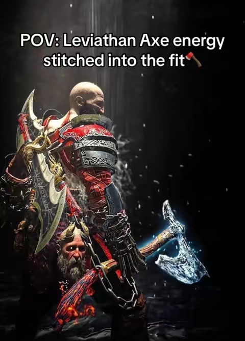 #godofwar #kratos #leviathanaxe #casualoutfits #tiktokshopsummersale 