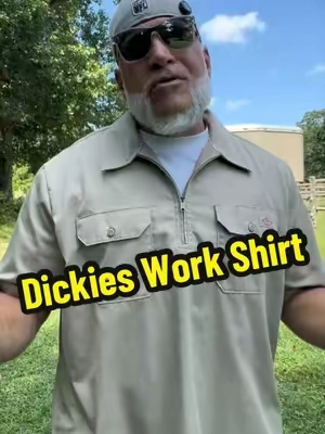 Dickies 1/4 Zip Work Shirt ##workshirt ##dickies ##workwear ##bluecollarlife ##tiktokshopsummersale