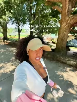 All my girls getting their hot walks outside please protect your face here I🧚🏼‍♀️✨  #sunprotection #sunexposure #spf #skincaretips #tiktokshopsummersale 