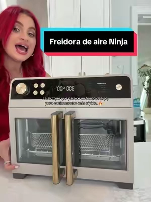 Si cocinas para toda la familia, esta Ninja French Door se va a convertir en tu favorita. Sus puertas dobles hacen que acceder a la comida sea súper cómodo y su gran capacidad te permite preparar varias porciones al mismo tiempo. Puedes usarla como air fryer, horno, tostadora y horno de convección, con múltiples programas para hornear, asar, recalentar, tostar y mucho más. #ninja#ninjafrenchdoorairfryer#ninjaairfryer#TikTokShopCreatorPicks#tiktokshopsummersale  