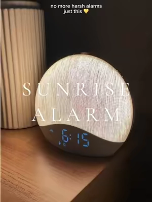 luxury find for less that actually changes the trajectory of my day 💛 your reminder that your body shouldn’t be woken up in a panic everyday! #fightorflight #highcortisol #morningroutine #cozyaesthetic #bedroomupgrade 
