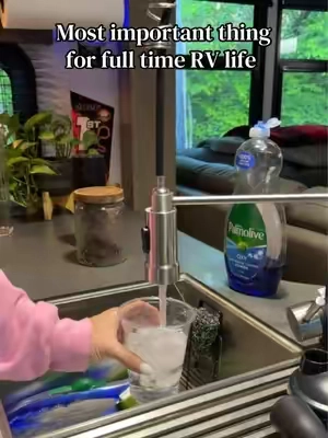 Having clean water was super important for our family but it also helps extend the life of your RV plumbing. Plus we don’t have to worry about carrying a bunch of bottled water with us.  #camperlife #rvlife #rvaccessories #rvmusthaves #fulltimervliving 