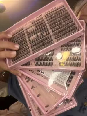 my go to for the past year #goddvenuslashes #lashes #lashclusters #fyp