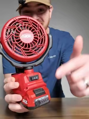 It’s actually pretty insane considering it’s Skil! #portablefan #diytools #powertools #cordlesstools #skiltools 