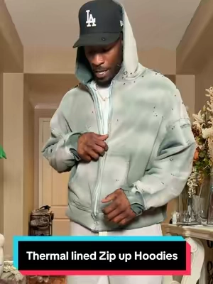 Thermal lined zip up hoodies. #tiktokshopsummersale #zipuphoodie #summerstyle #menessentials 