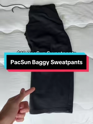 I’m 6’1 170 wearing size LARGE🤝 #pacsun #sweatpants #tiktokshopmademebuyit #pacsunsweatpants #baggysweatpants 