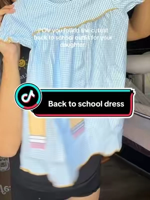 The absolute cutest dress and my daughter loves it! Grab it before their flashsale ends #backtoschool #backtoschoolclothing #girlclothing #girldress 