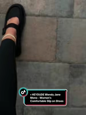 HEYDUDE Wendy Jane Mono - Women's Comfortable Slip on Shoes ##heydudeshoes##maryjaneshoes##sliponshoes##tiktokshopsummersale##tiktokshopcreatorpicks