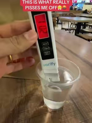 Is this common everywhere now?🫪 #tdsmeter #cleanwater #filteredwater #healthy #tiktokshop