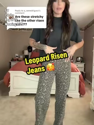 Replying to @a_rawwdriguez @Wild Oak Boutique #risenjeans#leopardprint#jeans#widelegjeans#highwaistedjeans 