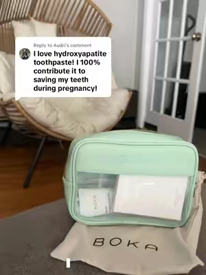 Replying to @Audri 👏🏼👏🏼 This kit has it all! 🦷✨ #boka #bokatoothpaste #flouridefree #nanohydroxyapetite #charcoaltoothbrush 