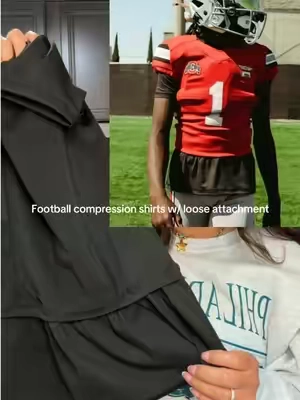 KUT Football compression shirt with the loose attachment 🔥 #kutfootball #football #youthfootball #footballcompressionshirt #footballdrip @Kut Football 