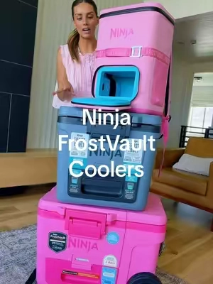 ninja frostvault coolers in every size, necessary. #ninjafrostvault #backpackcooler #rollingcooler #wheeledcooler  @allie🌼  