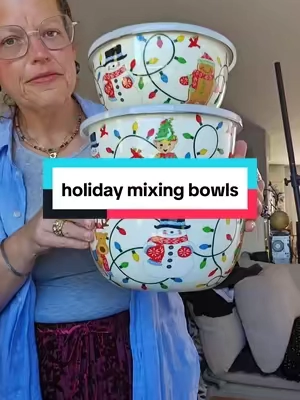 These stainless steel mixing bowls are just gonna make the holidays that much more special 🎄  #qvcloyaltyprogram #stainlesssteelbowl #christmasdecor #kitchenware #holidaydecor @QVC, Inc @QVC Home 