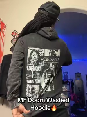 This MF Doom Washed Hoodie is nice and SUPER! comfortable💯👏🏽