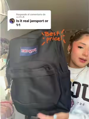Respuesta a @𝓂𝒾𝓁𝓁𝒾ℯ$ of course!! It’s the authentic jansport backpack #jansport #backpack ##mochilas #backtoschoolshopping #dealsforyoudays 