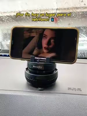 ¿Todavía no encuentras el soporte de teléfono ideal para tu coche? Este es perfecto para ti. #carmount #phoneholder #phonemount #tiktokmademebuyit #caraccessories 