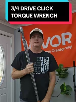 VEVOR 3/4 DRIVE CLICK TORQUE WRENCH, 100-600 FT LBS, DUAL SCALE, 48 TOOTH, CRO-MO HEAD, WIRH ADAPTER IN A CASE. #torquewrench #tools #clicktorquewrench #tiktokshopcreatorpicks #tiktokshopsummersale @Haidee_Collab @VEVOR Store @CreatorCollab_Mabel 
