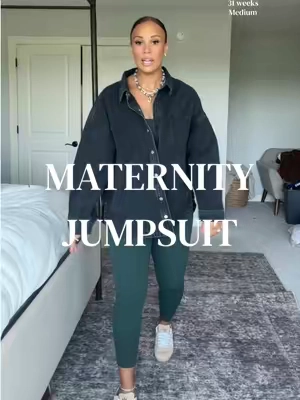 @Momanda.Official maternity jumpsuit that you can wear post partum too! #maternityfashion #maternityjumpsuit #maternityclothes #maternity 