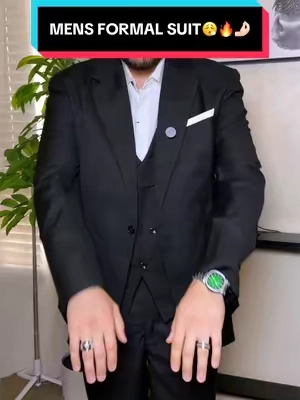 🔥A timeless 3-piece suit every man should have in his wardrobe. 🔥 This classic set includes the double-breasted blazer, matching vest, and pants for a sharp, elevated look that’s perfect for weddings, formal events, business occasions, and special nights out. Available in multiple colors, massively discounted, and ships free for a limited time.😮‍💨🔥🤌🏻#mensfashion #mensstyle #menssuit #formalwear #TikTokShopFinds 