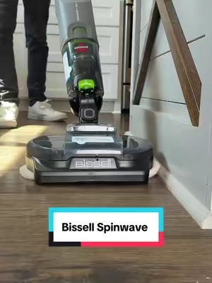 You’ll never go back to a normal mop again #bissell #bissellspinwave #vacmop #mop #tiktokshopcreatorpicks 