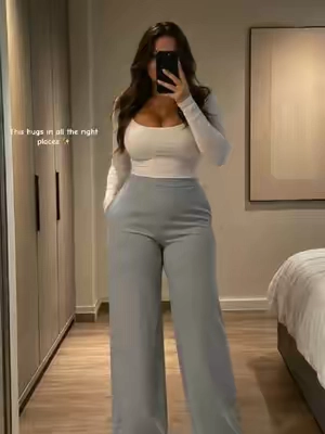 🤍#womenpants #sohochic #womenfashion #sportlightfinds #OOTD  