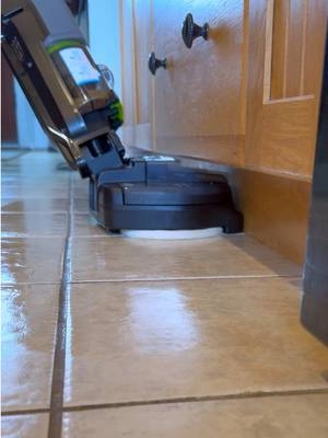 Stop wasting your time pre-sweeping before you mop 😭 #bissellspinwave #cleaning #vacuummop 