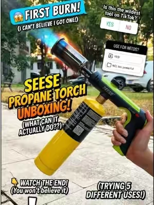 Say goodbye to BBQ struggles and backyard hassle-this thing's got it.#propanetorch #Cooking #tiktokshop #flamethrowers #fire