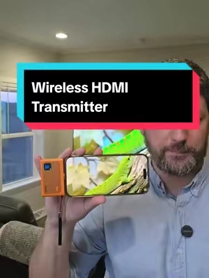 Turn any TV, monitor, or projector into a wireless display in seconds with the LLANO Wireless HDMI Transmitter and Receiver. Just plug the transmitter into your device's USB-C port that supports video out, connect the receiver to your display, and you're ready to stream with no apps or Wi-Fi required. It also supports pass-through charging, so you can keep your device powered while using it. #WirelessHDMI #LLANO #USBC #ScreenMirroring #TechGadgets 