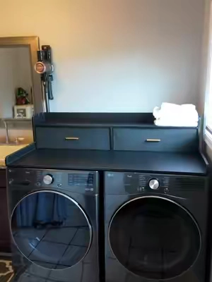I wish I would’ve known about this sooner to avoid some scratches on this new set 😖 ##vevor##washeranddryer##laundry##organizedhome##organization