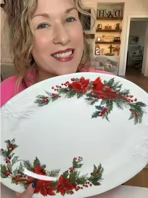 Between the classic cardinal artwork, embossed details, and timeless design, it's the kind of serving piece you'll be happy to pull out every Christmas for years.@QVC, Inc #christmasinjuly #cardinals #christmasfinds #porcelain #platter