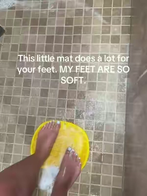 I can finally scrub my feet and it feels amazing like a spa 