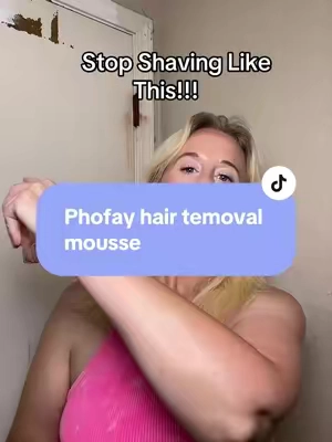 ✨ If you have sensitive skin, you need to see this. I finally found a hair removal routine that leaves my skin feeling smoother without the hassle of shaving every day. If you’ve been looking for an easier option, this is definitely worth checking out before it’s gone. #Phofay #tiktokmademebuyit #hairremovalmousse #SummerBeauty #tiktokshopcreatorpicks