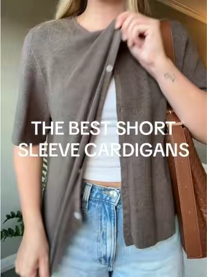 A fall staple!!  #womensfashion #outfitinspo #shortsleevecardigan #OOTD 