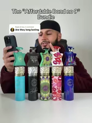 Replying to @harث  These are Parfum, so they have a higher oil concentration mix, which means they will perform better on average! And you get 5 for less than 35