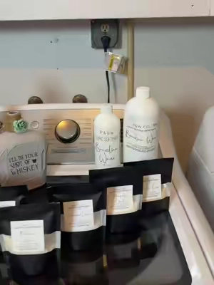Don’t waste your money on any full-size of any of the R&W Co products before you get a chance to sample them. This is their laundry detergent seven scent sampler pack. ##randwco##laundrydetergent##smellgood