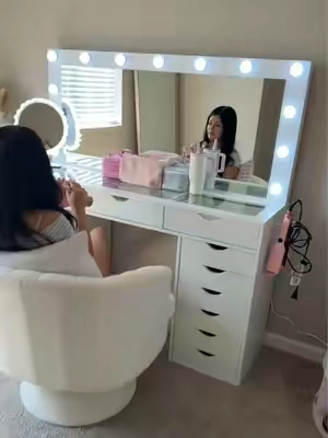 #giftideasforher #chrismasgifts #luxuryvanity #aesthetic #makeupvanity 