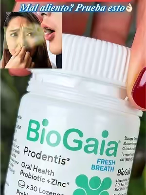 @BioGaia OFFICIAL BioGaia Fresh Breath - Probiotic Lozenges w/ Zinc