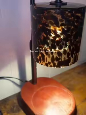 It’s so gorgeous!!! #homedecor #candlelampwarmer #candlewarmer #leopardprintwarmer #leopardprint 