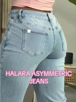 thick thigh friendly jeans #halara #halarajeans #halaraasymmetricjeans @Halara_official 