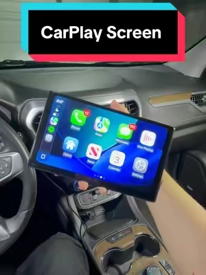 This might be the best gadget to add to any old car that doesn’t have CarPlay 🤩 #carplay #carplayadapter #wirelesscarplay #cargadgets #carplayscreen 