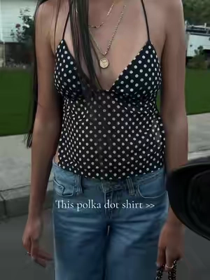 So beautiful #fyp #fashion #OOTD #outfit #polkadot 