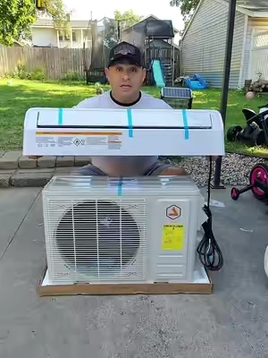 12,000 BTU Mini Split Air Conditioner  & Heat Pump System with #MiniSplitAirConditioner #ACHome #TikTokShopSummerSale #tiktokshopcreatorpicks #TikTokshopbacktoschool 