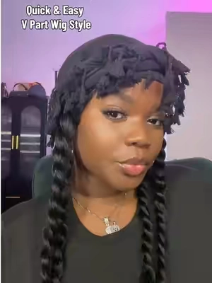 You will be ready to go in minutes with this quick & easy hairstyle. These Vpart wigs from @Bling Hair Wigs Shop look super natural and can be styled so many ways definitely add this one to the collection. #blinghair #vpartwig #vpartwiginstall 