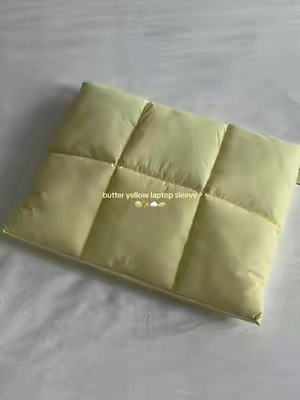 Soooo comfy and love this butter yellow #yellow #apple #macbook #trending #butteryellow 