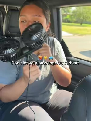 Every car needs this! #carfan #caraccessories #carmusthaves #portablefan #minifan 