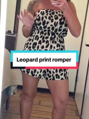 One outfit. Endless ways to wear it. 🐆🤎 This leopard romper is lightweight, easy to style, and perfect for everything from vacations to weekend brunch. Just add your favorite sandals or sneakers and you’re ready to go. #romperstyle #leopardprint #rompers #tiktokshopbacktoschool 