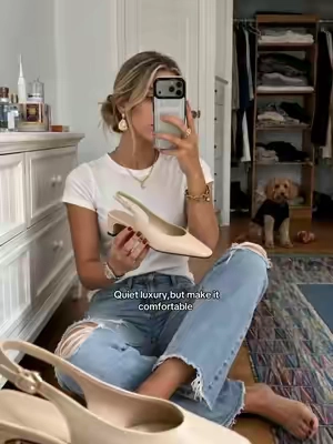 Gentle colors,comfortable steps,perfect fall energy #fallshoes #heels #comfortableshoes #SohoChic #tiktokshopbacktoschool 