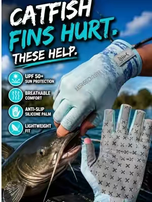 Best fishing gloves I’ve worn in my Life. #FishingGloves #BassDash #FishingGear #BassFishing #FishingTok @Bassdash Fishing & Hunting 