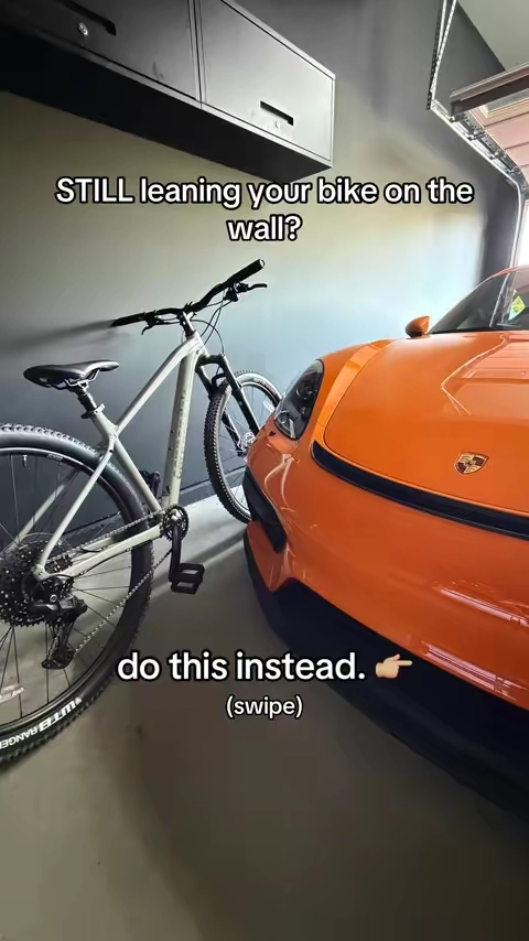 #bike #bikerack #mountainbike #bicycle #garageorganization 